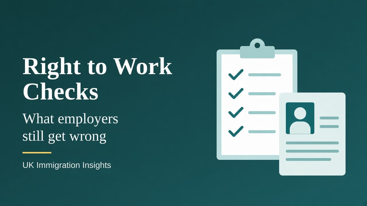 Right to Work Checks: What employers still get wrong